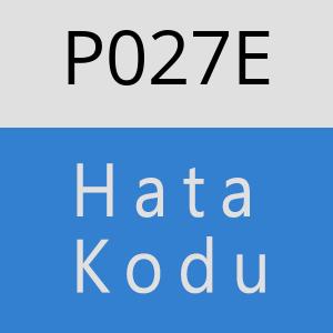 P027E hatasi