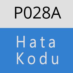 P028A hatasi