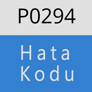 P0294 hatasi