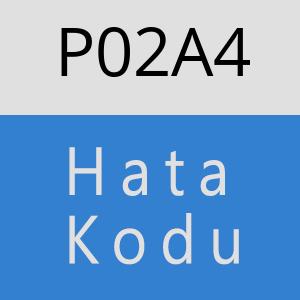 P02A4 hatasi