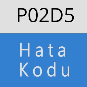 P02D5 hatasi