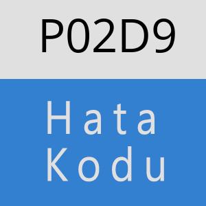 P02D9 hatasi