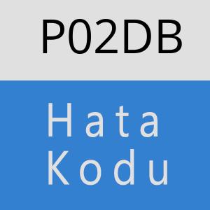 P02DB hatasi