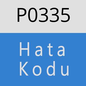 P0335 hatasi