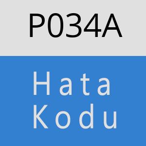 P034A hatasi