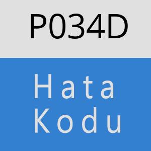 P034D hatasi