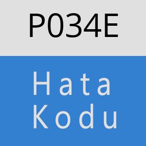 P034E hatasi