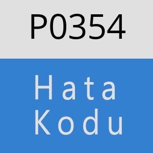 P0354 hatasi