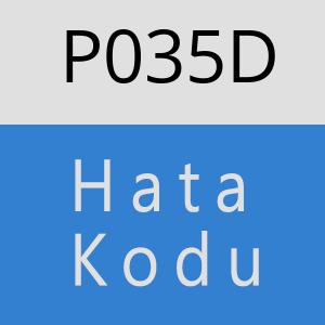 P035D hatasi