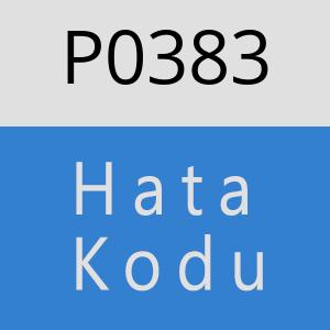 P0383 hatasi