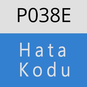 P038E hatasi