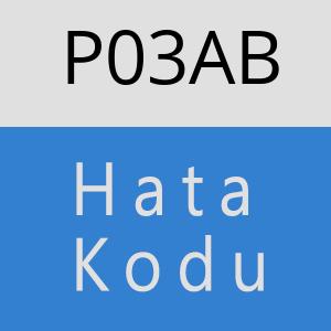 P03AB hatasi