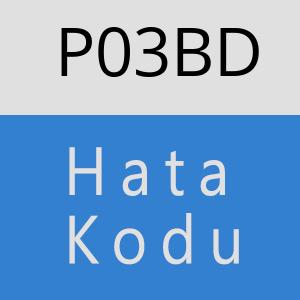 P03BD hatasi