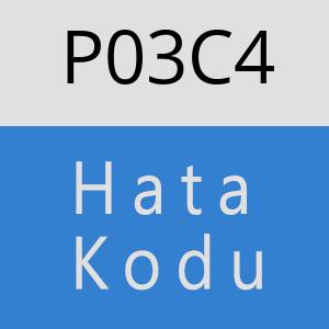 P03C4 hatasi