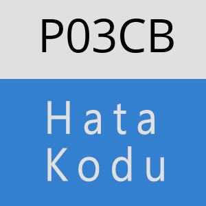 P03CB hatasi