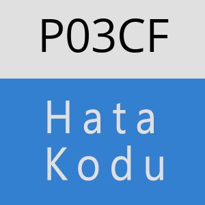 P03CF hatasi