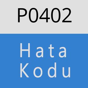 P0402 hatasi