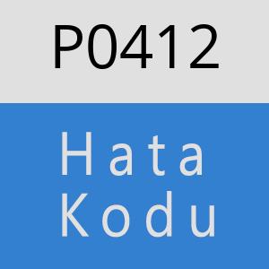 P0412 hatasi