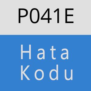 P041E hatasi