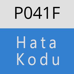 P041F hatasi