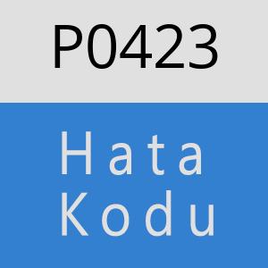 P0423 hatasi