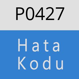 P0427 hatasi