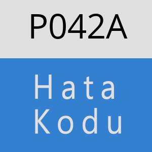 P042A hatasi