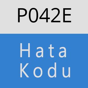 P042E hatasi