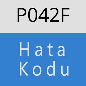 P042F hatasi