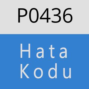 P0436 hatasi