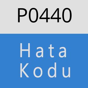 P0440 hatasi