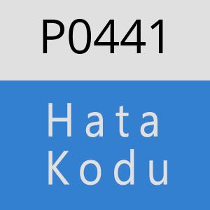 P0441 hatasi