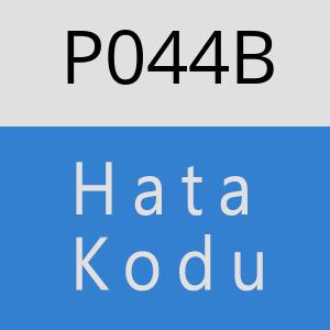 P044B hatasi