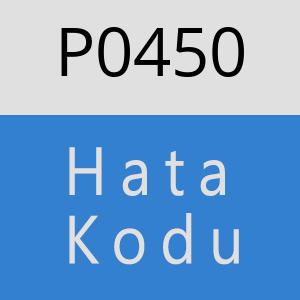 P0450 hatasi