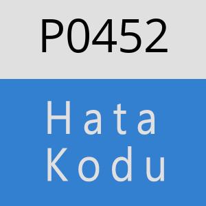 P0452 hatasi