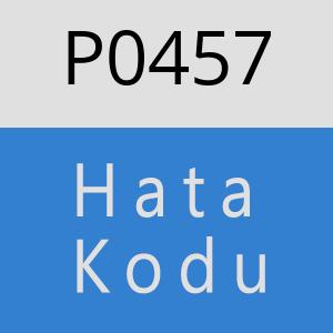 P0457 hatasi