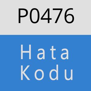 P0476 hatasi