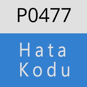 P0477 hatasi