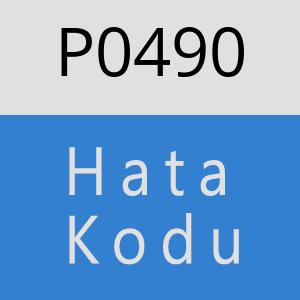 P0490 hatasi