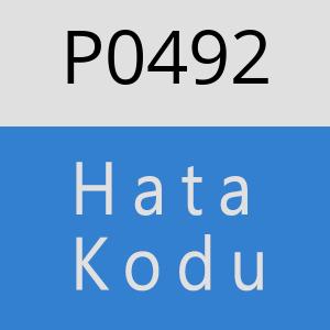 P0492 hatasi