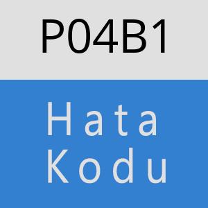 P04B1 hatasi