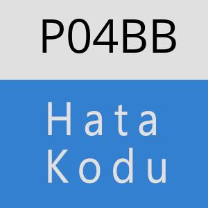 P04BB hatasi