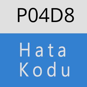 P04D8 hatasi