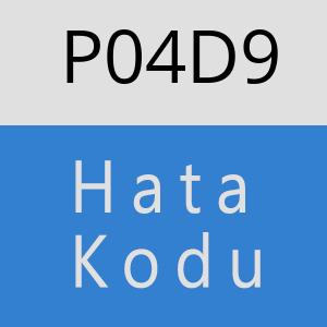 P04D9 hatasi