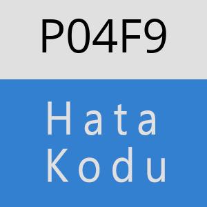 P04F9 hatasi