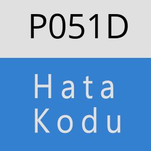 P051D hatasi