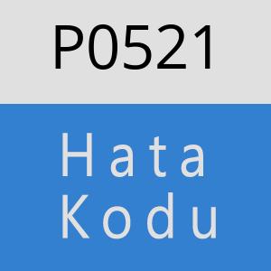 P0521 hatasi