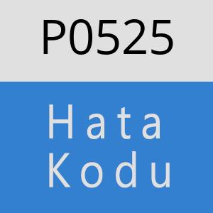 P0525 hatasi