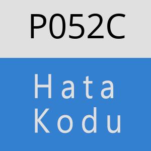 P052C hatasi