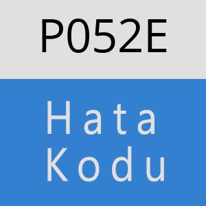 P052E hatasi